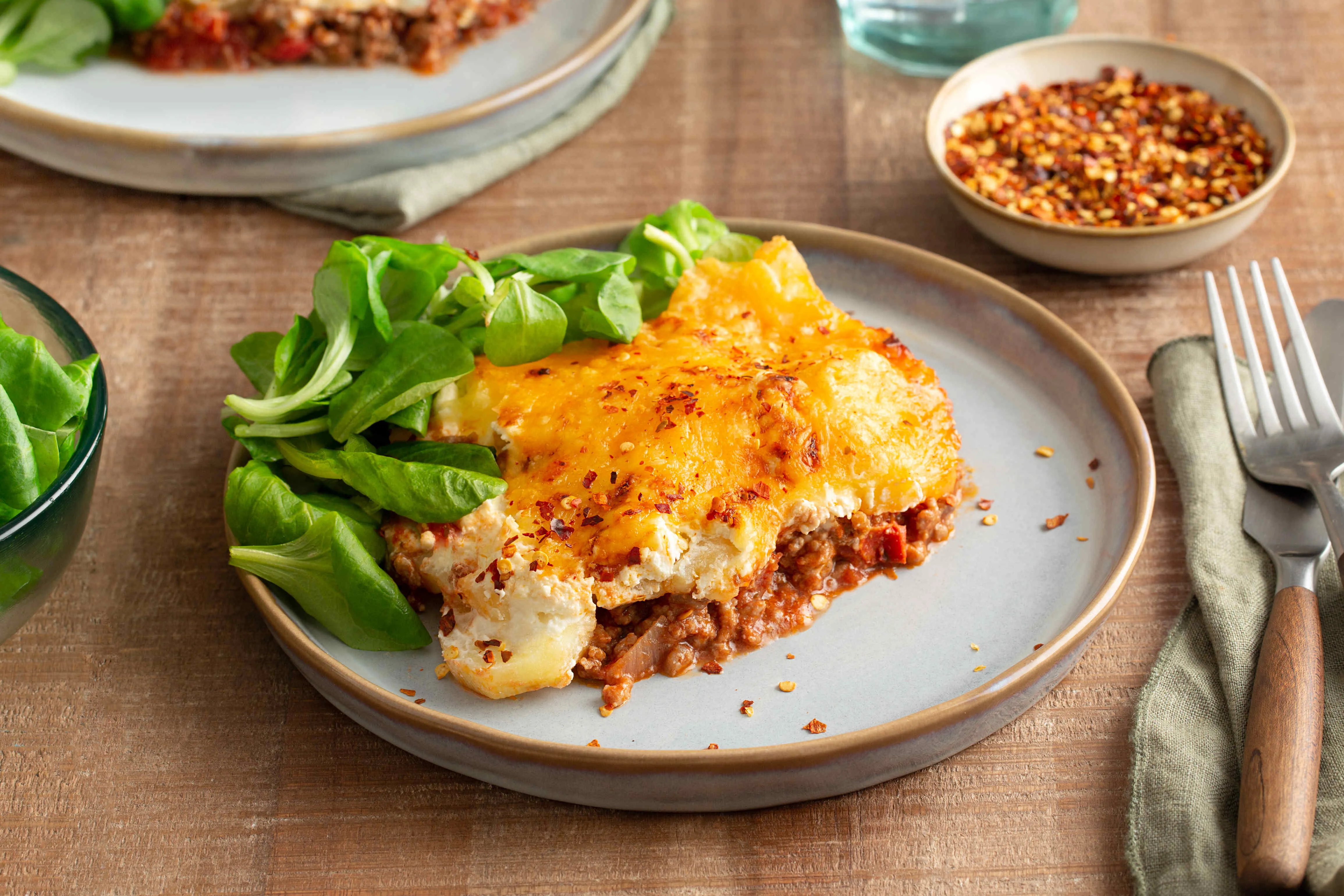 Moussaka met aardappelen